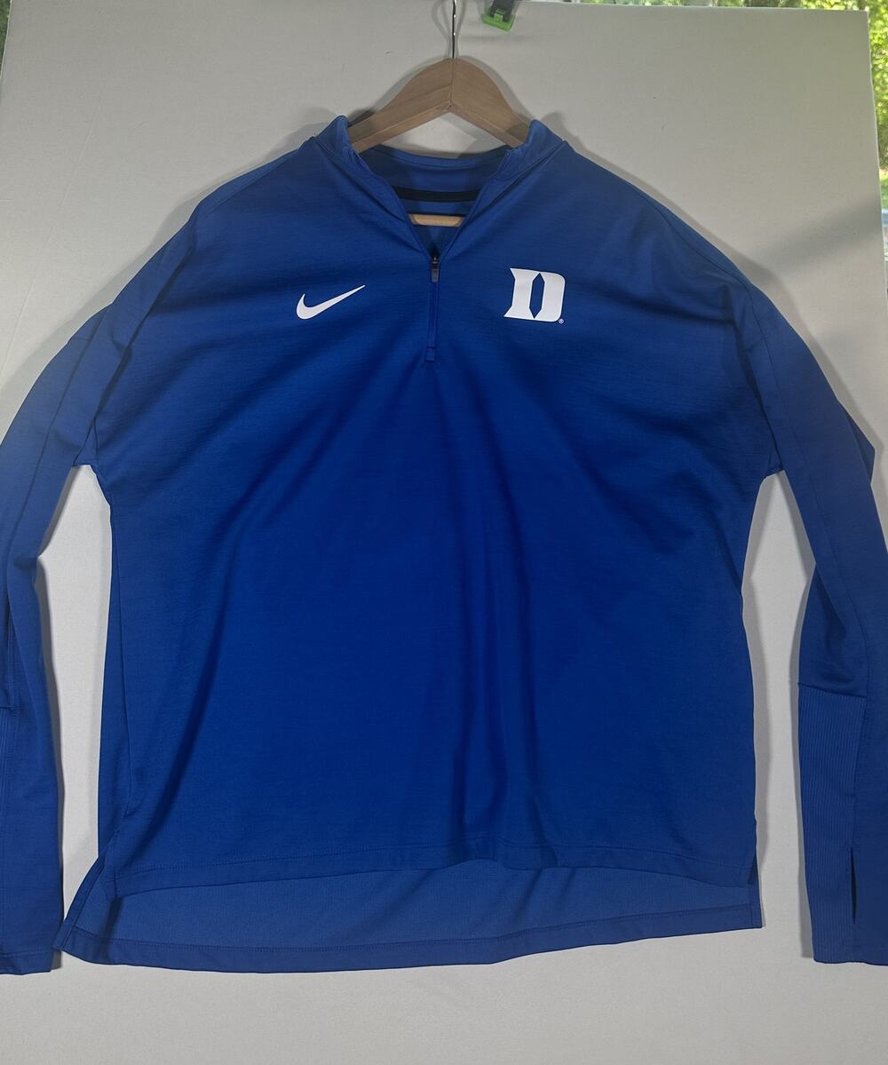 Nike Royal Blue Duke D Quarter-Zip Pullover